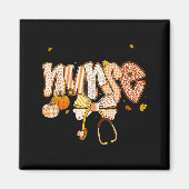 Nurse Labor And Delivery Coquette Fall Pumpkin Tha マグネット (正面)