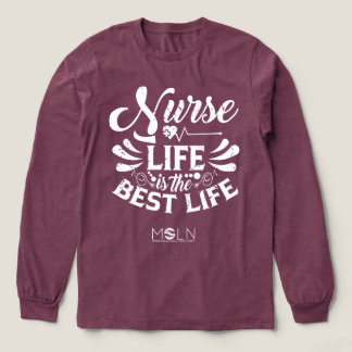 Nurse Life Dark Tri-Blend Long Sleeve Tee トライブレンドTシャツ