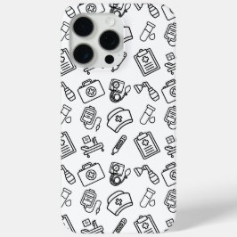 Nurse Life Icon Pattern Case-Mate iPhone Case 15 Pro Maxケース