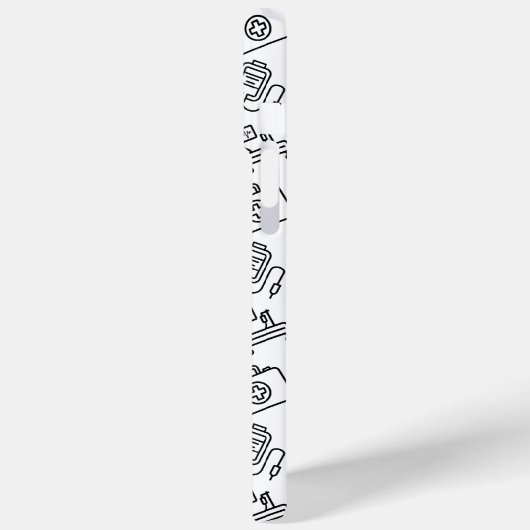 Nurse Life Icon Pattern Case-Mate iPhone Case iPhoneケース (裏面 / 左)