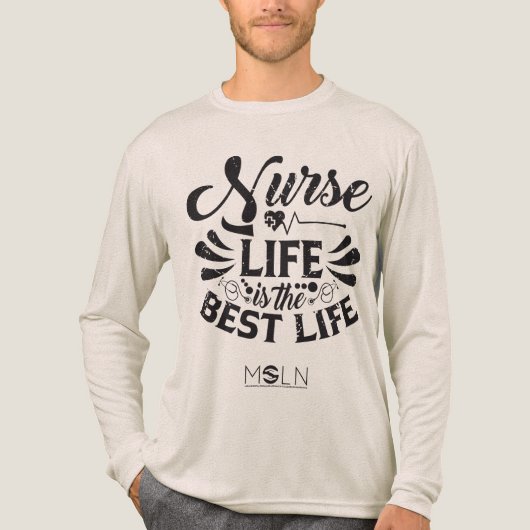 Nurse Life Light Tri-Blend Long Sleeve Tee トライブレンドＴシャツ (正面)