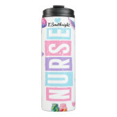 Nurse Life Medical Organ Collage タンブラー (正面)