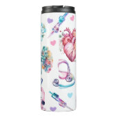 Nurse Life Medical Organ Collage タンブラー (裏面)