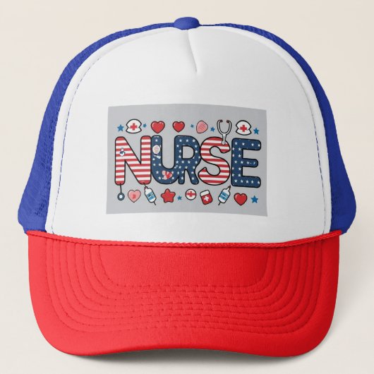 Nurse Logo Hat – Stylish Cap for Proud Nurses キャップ (正面)
