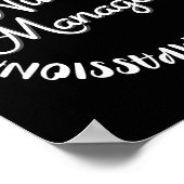 Nurse Manager Nurses Nursing Graduation Medical Lo ポスター (角)