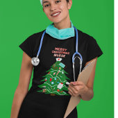 Nurse Merry Christmas Tree Tシャツ