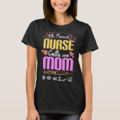 Nurse Moms Plus Size Graphic My Favorite Nurse Tシャツ (正面)