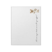 Nurse Notepad with Cute Cat Holding Coffee for Cat ノートパッド (回転)