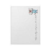 Nurse Notepad with Cute Cat Holding Coffee for Cat ノートパッド (回転)