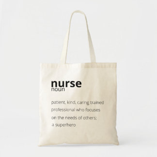 Nurse Noun Proud Hero Job Nursing Quote トートバッグ