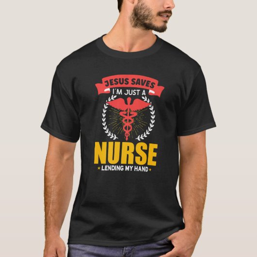 Nurse Nursing Clinic Medical Stuff Paramedic Medic Tシャツ (正面)