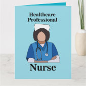 Nurse Nursing Healthcare Professional カード (正面)