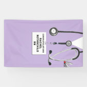 Nurse Nursing School Graduation 横断幕 (横)