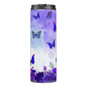 Nurse Nutrition Facts Purple Butterfly タンブラー (裏面)