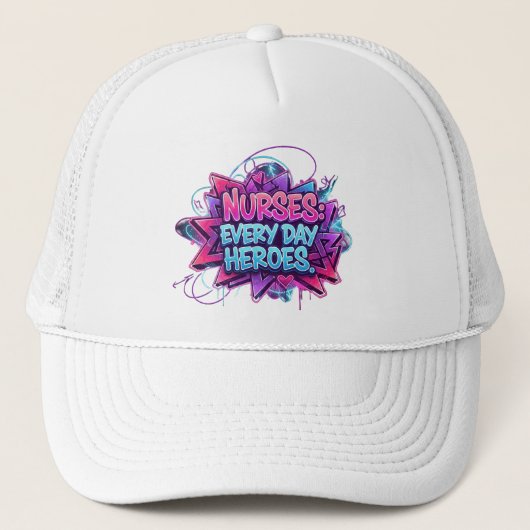 Nurse off Duty Cap“ – Stylische Auszeit für Pflege キャップ (正面)