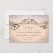 Nurse Pinning Ceremony Graduation サンキューカード (正面)