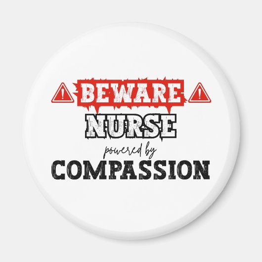 Nurse Powered By Compassion | Nurse & Healthcare マグネット (正面)