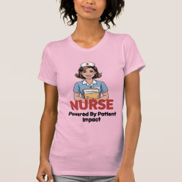 Nurse Powered by Patient Impact Tシャツ