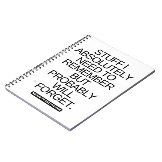 Nurse Practitioner ノートブック (左側)