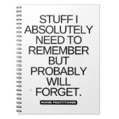 Nurse Practitioner ノートブック (正面)