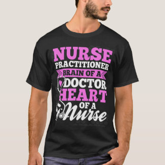Nurse Practitioner Brain Of A Doctor Nursing Rn Nu Tシャツ