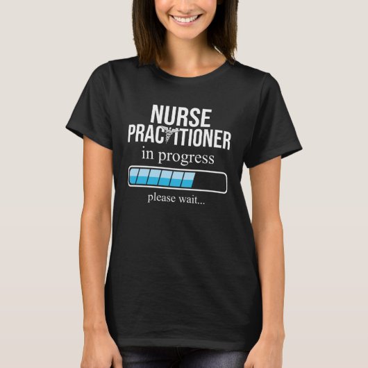 Nurse Practitioner in Work Nursing School Tシャツ (正面)
