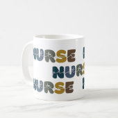 Nurse Practitioner NP apparel コーヒーマグカップ (正面左)