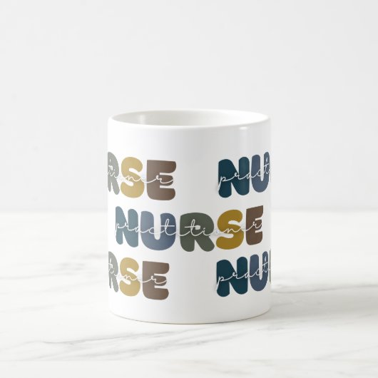 Nurse Practitioner NP apparel コーヒーマグカップ (中央)