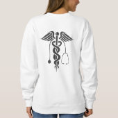 Nurse Practitioner NP apparel スウェットシャツ (裏面)