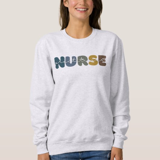 Nurse Practitioner NP apparel  スウェットシャツ (正面)