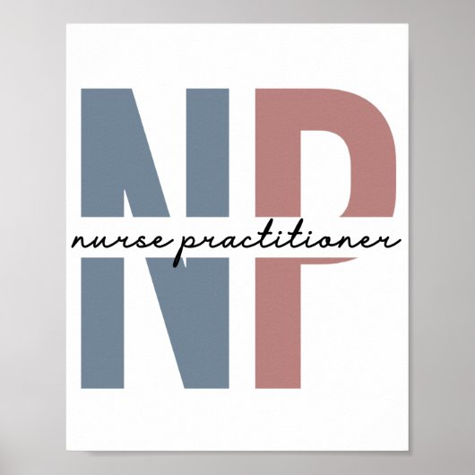 Nurse Practitioner NP nurse appreciation gifts ポスター (正面)