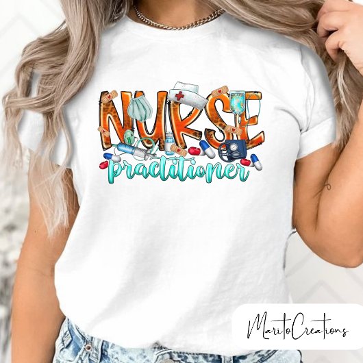 nurse practitioner t-shirt, nursing day tシャツ