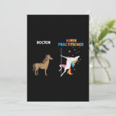 Nurse Practitioner Unicorn Dancing Pole サンキューカード (スタンド正面)