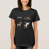 Nurse Practitioner Unicorn Dancing Pole Tシャツ (正面)
