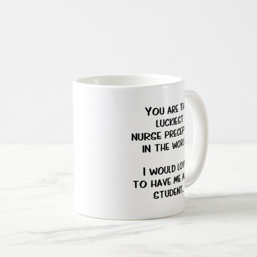 Nurse Preceptor Funny Gift Coffee Mug コーヒーマグカップ (正面右)