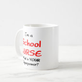 nurse school コーヒーマグカップ (正面左)