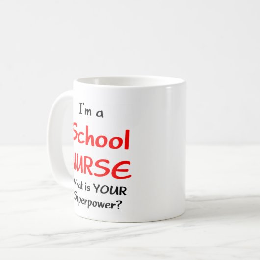 nurse school コーヒーマグカップ (正面左)
