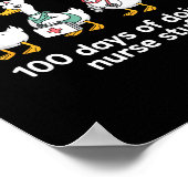 Nurse Skeleton New Year Crew 2026 Funny Er Icu Par ポスター (角)