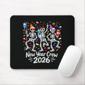 Nurse Skeleton New Year Crew 2026 Funny Er Icu Par マウスパッド (マウス)