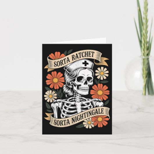 Nurse Sorta Ratchet Sorta Nightingale Skeleton Hal カード (正面)