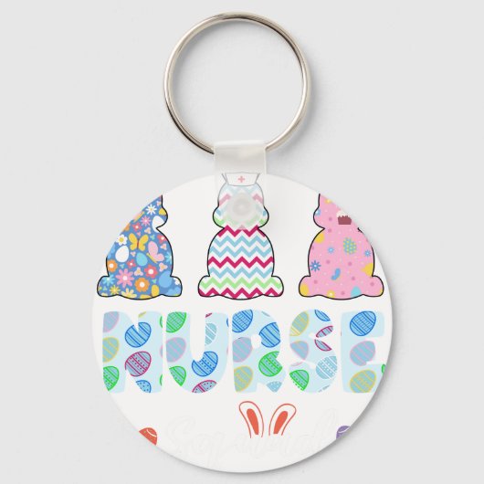 nurse squad, retro, vintage キーホルダー (正面)