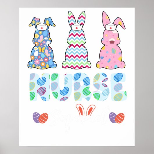 nurse squad, retro, vintage ポスター (正面)