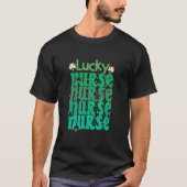 Nurse St Patricks Day Lucky Nurse St Patrick's Tシャツ (正面)