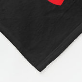 Nurse Stethoscope Heart Valentine's Day Nursing フリースブランケット (角)