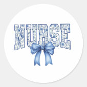 Nurse Stickers ラウンドシール (正面)