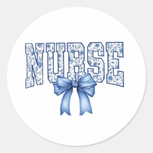 Nurse Stickers ラウンドシール (正面)