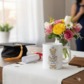 Nurse Teddy Bear Mug – Custom Name Gift for Nurses コーヒーマグカップ