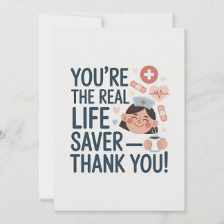 Nurse Thank You Card サンキューカード