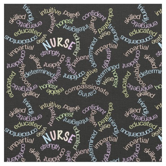 Nurse Tools Black  ファブリック (クローズアップ)