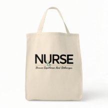 Nurse Tote Bag – Because Superheroes Need Stethosc